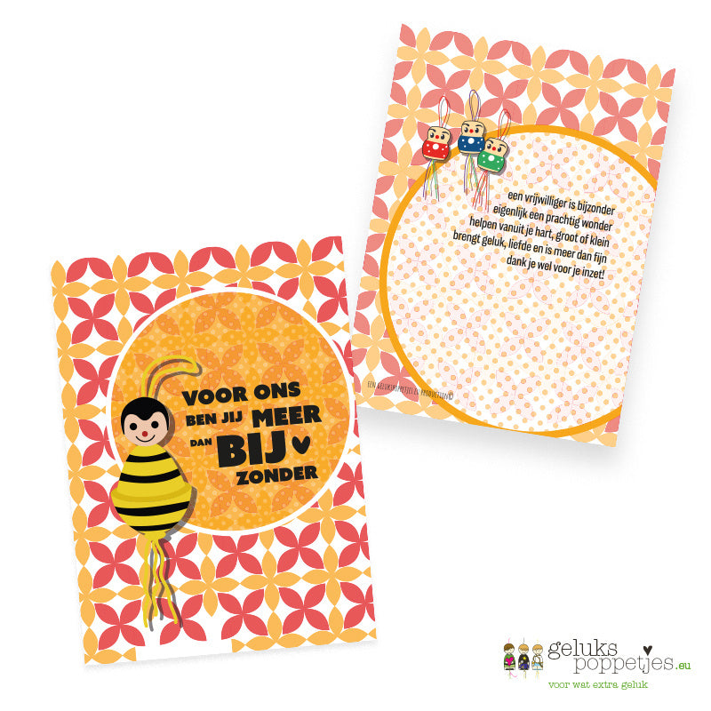 Kaartje voor ons ben je meer dan BIJzonder