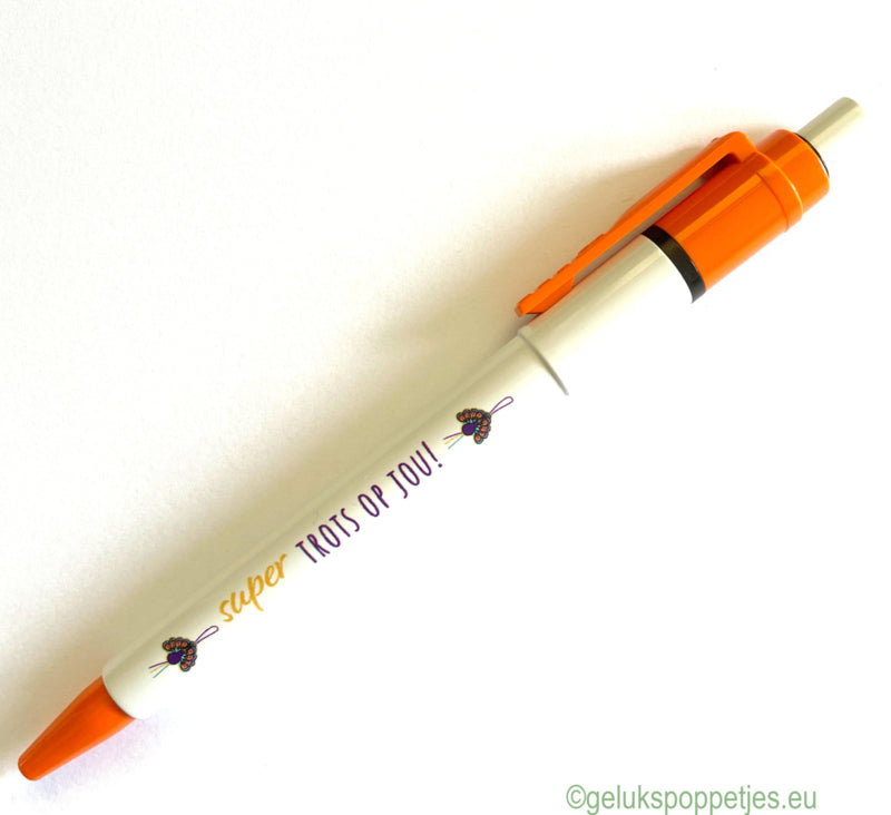 Gelukspoppetjes pen super trots op jou