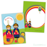 kaartje er was eens koning en koningin