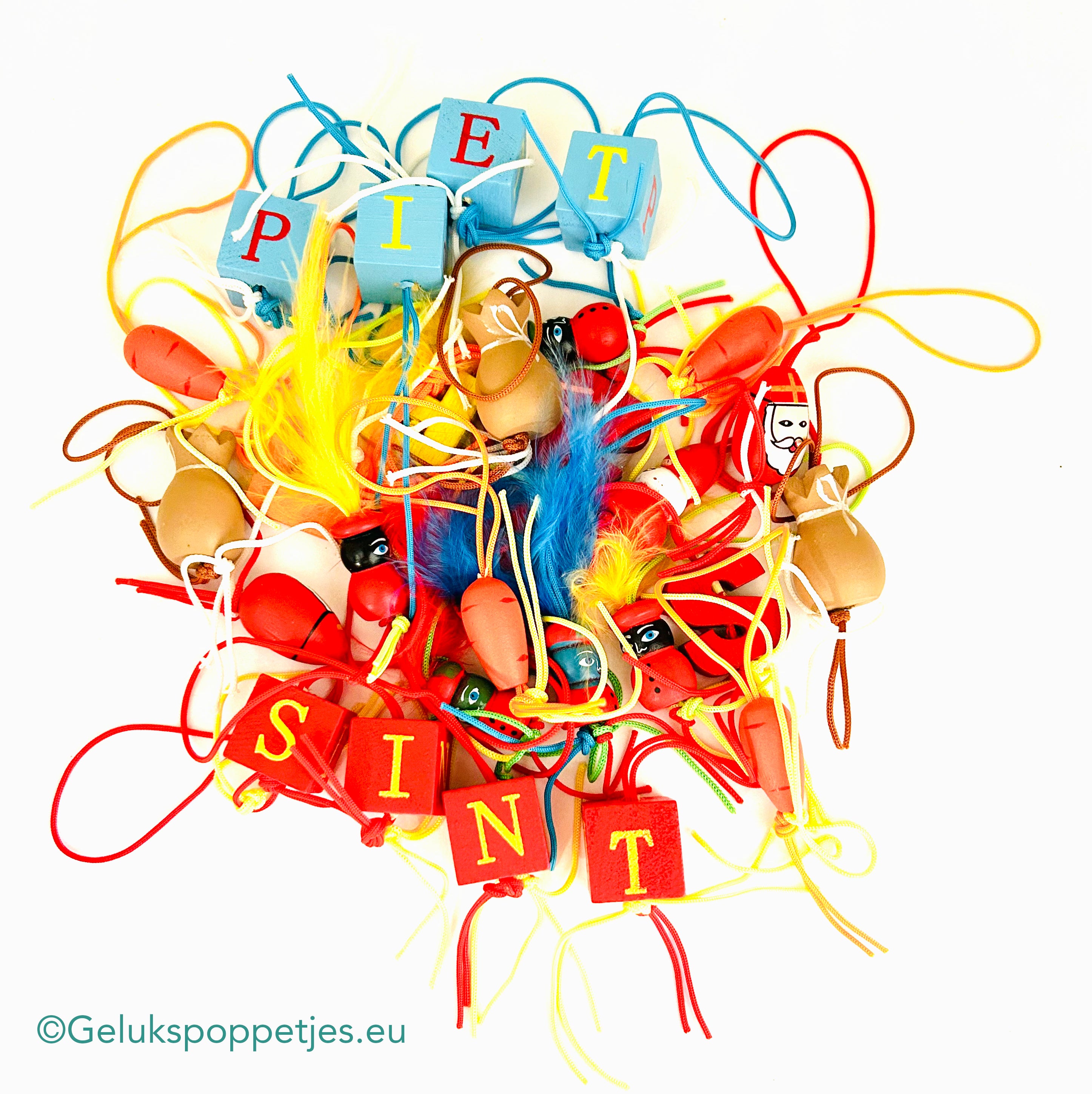 Gelukspoppetjes mix Sinterklaas groot