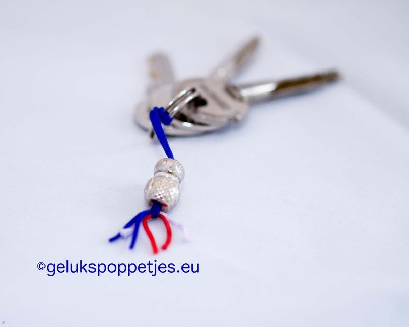 Gelukspoppetje massief zilver