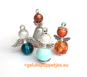 Gelukspoppetje kralen engel handgemaakt