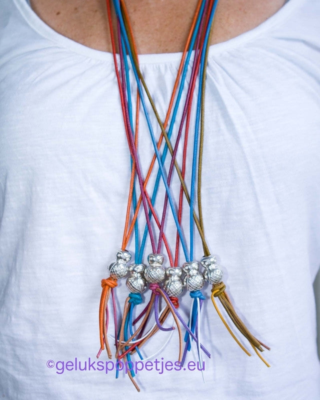 Gelukspoppetje massief zilver