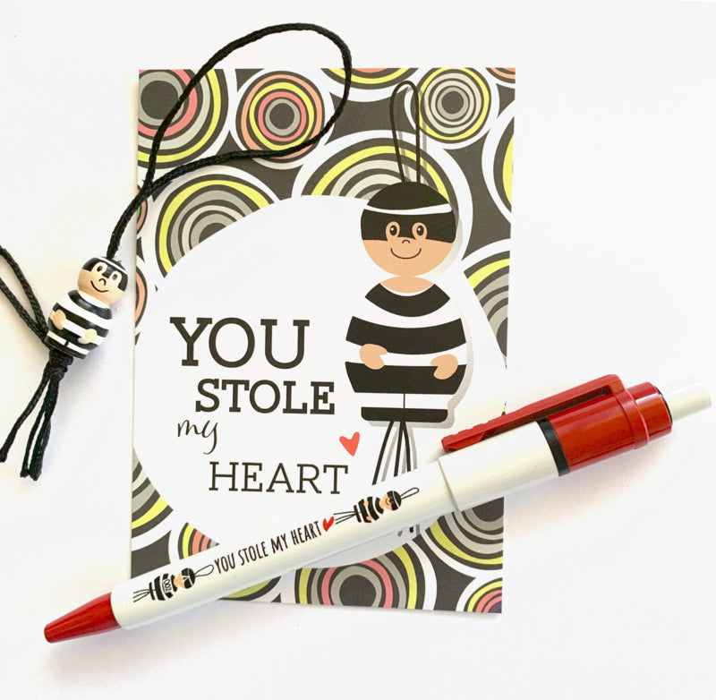Gelukspoppetjes pen you stole my heart