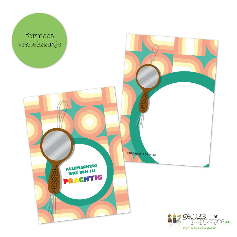 Complimentenkaartje allemachtig wat ben jij prachtig
