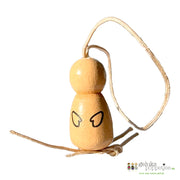 Gelukspoppetje naturel met handjes