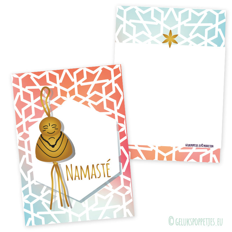 Kaartje namasté