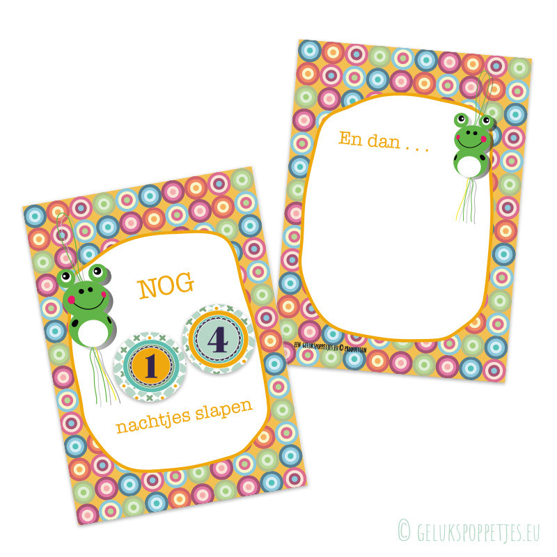 Kaartje nog zoveel nachtjes slapen