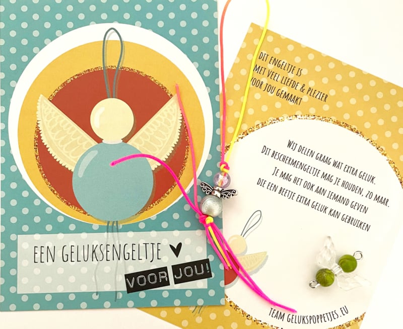 Free guardian angel with lucky card