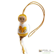 Gelukspoppetje gouden engel