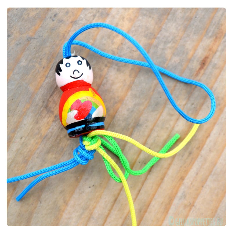 Regenboog gelukspoppetje