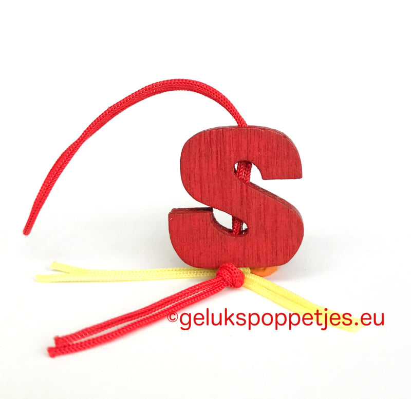 Gelukspoppetje letter S