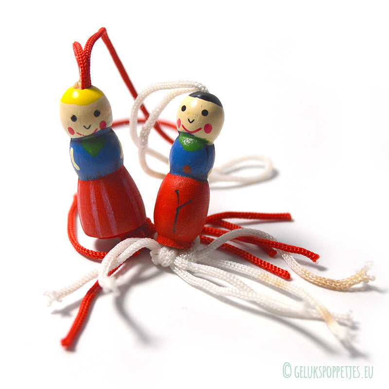 Gelukspoppetje boer en boerinnetje