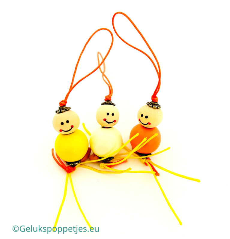 Gelukspoppetje zomerkleuren