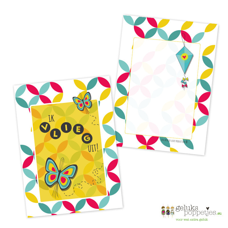Kaartje ik vlieg uit