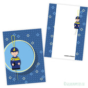 Kaartje politie agent