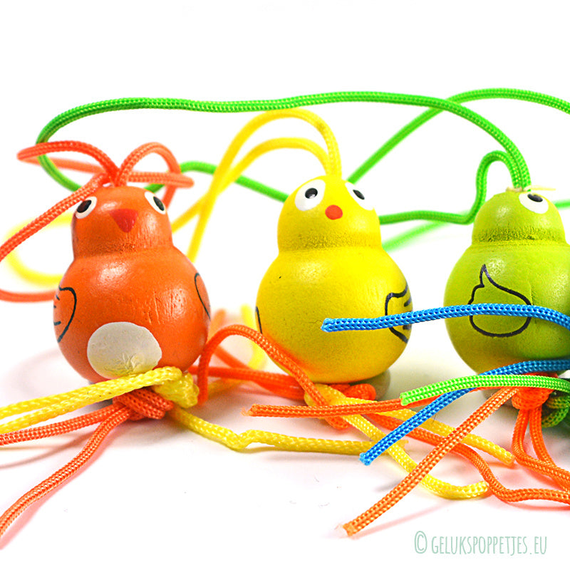 Gelukspoppetje vogel