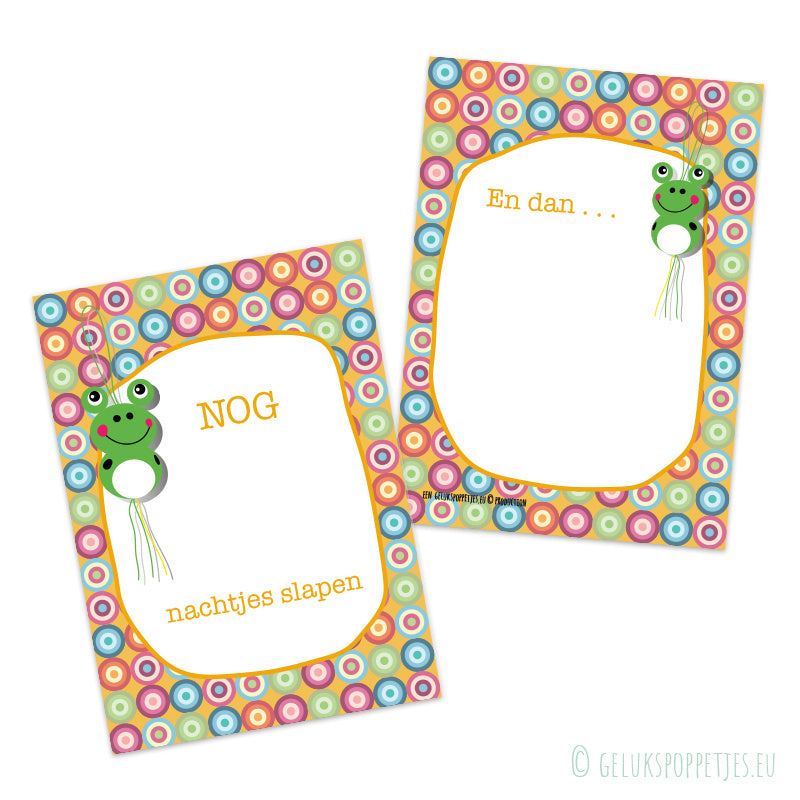 Kaartje nog zoveel nachtjes slapen