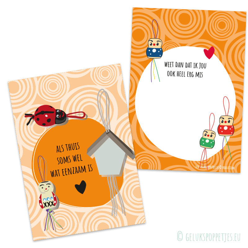 Kaartje als thuis soms eenzaam is