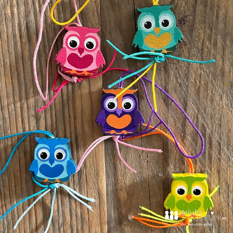 Gelukspoppetje uiltje met hartje