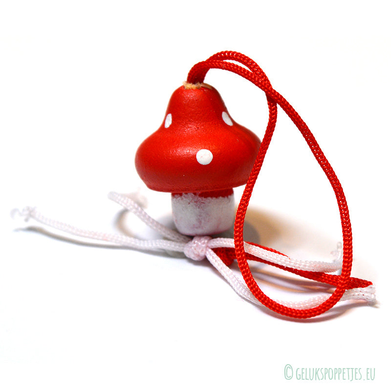 Gelukspoppetje paddestoel