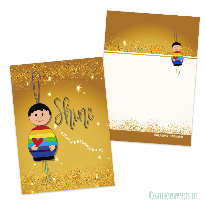 Kaartje Shine wat ben je mooi