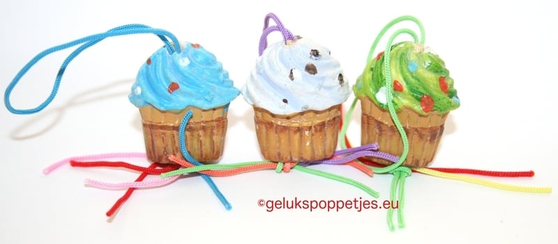 Gelukspoppetje cupcake