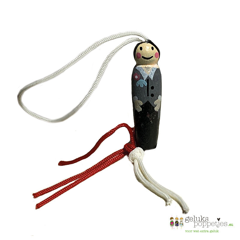 Gelukspoppetjes bruidspaar