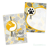 Kaartje een hond is een vriend