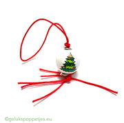 Gelukspoppetje kerstboom handgemaakt