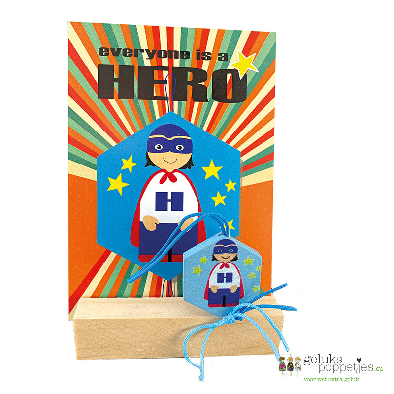 Gelukspoppetje superheld