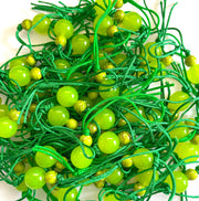 Gelukspoppetje groen jade natuursteen