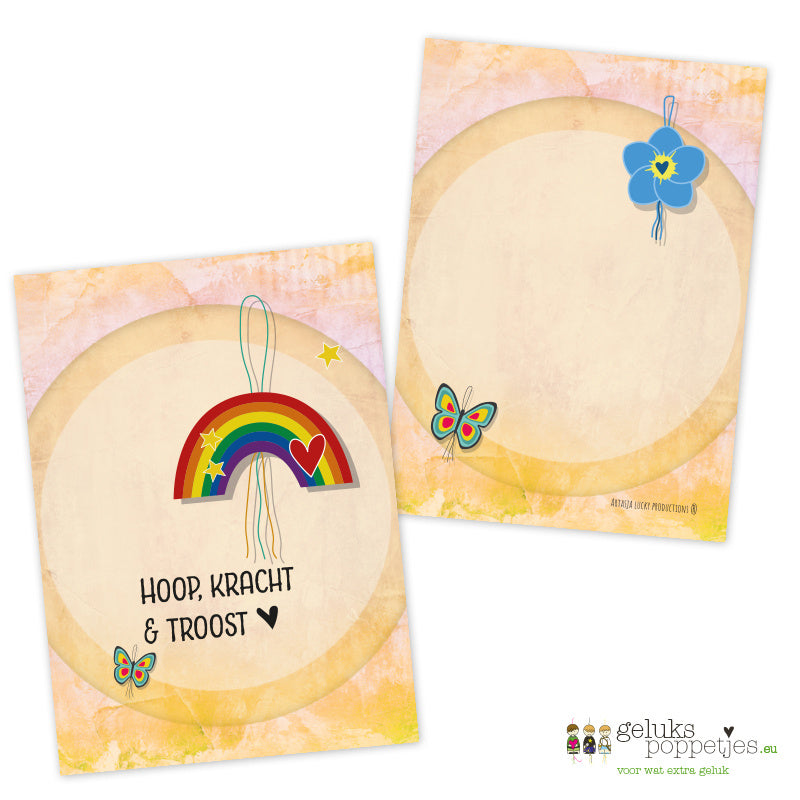 Kaartje hoop kracht en troost