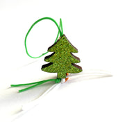 Gelukspoppetje glitter kerstboom