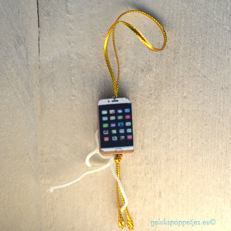 Gelukspoppetje telefoon