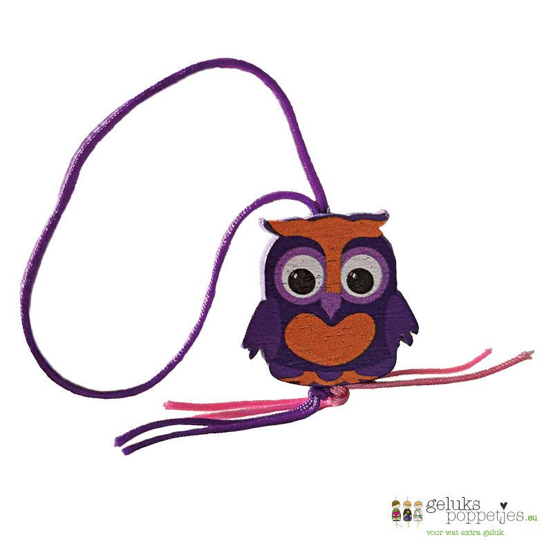 Gelukspoppetje uiltje met hartje