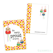Kaartje proud of you