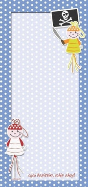 Notitieblokje piraten op=op
