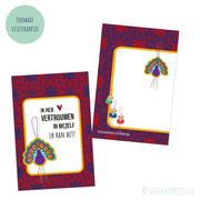 Affirmatiekaartje ik heb vertrouwen