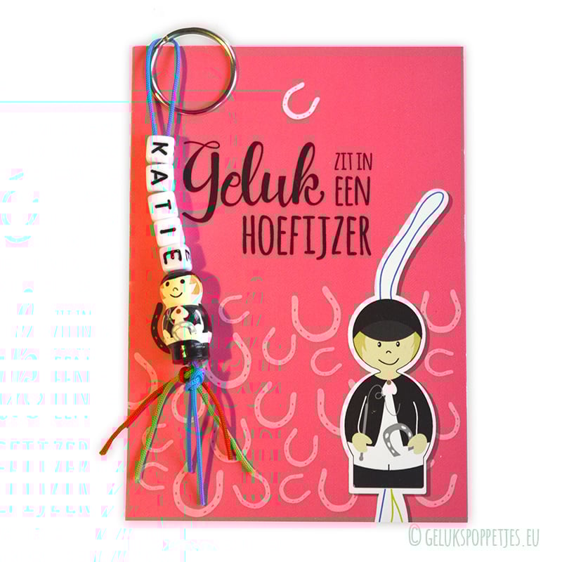 Gelukspoppetje ruiter