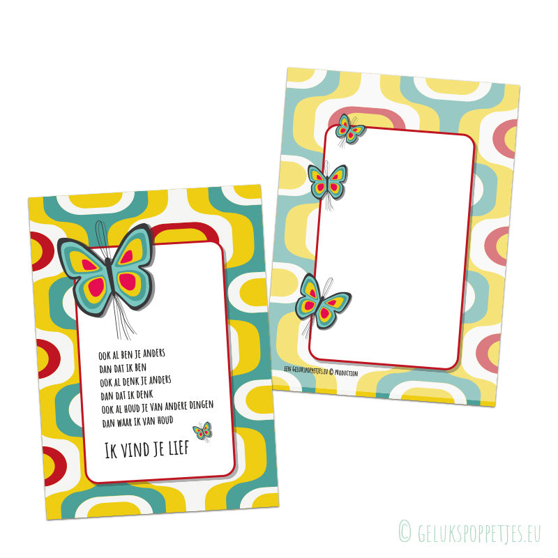 Kaartje ook al ben je anders...