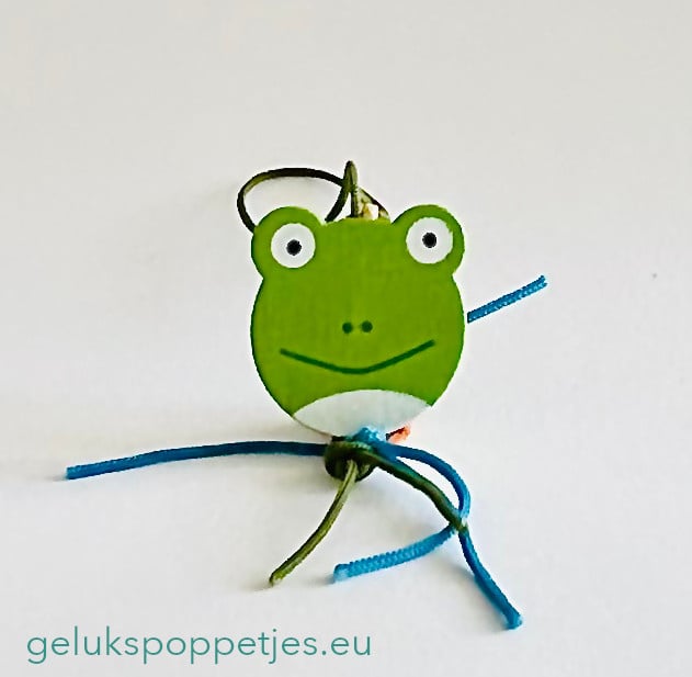gelukspoppetje kikker hoofdje