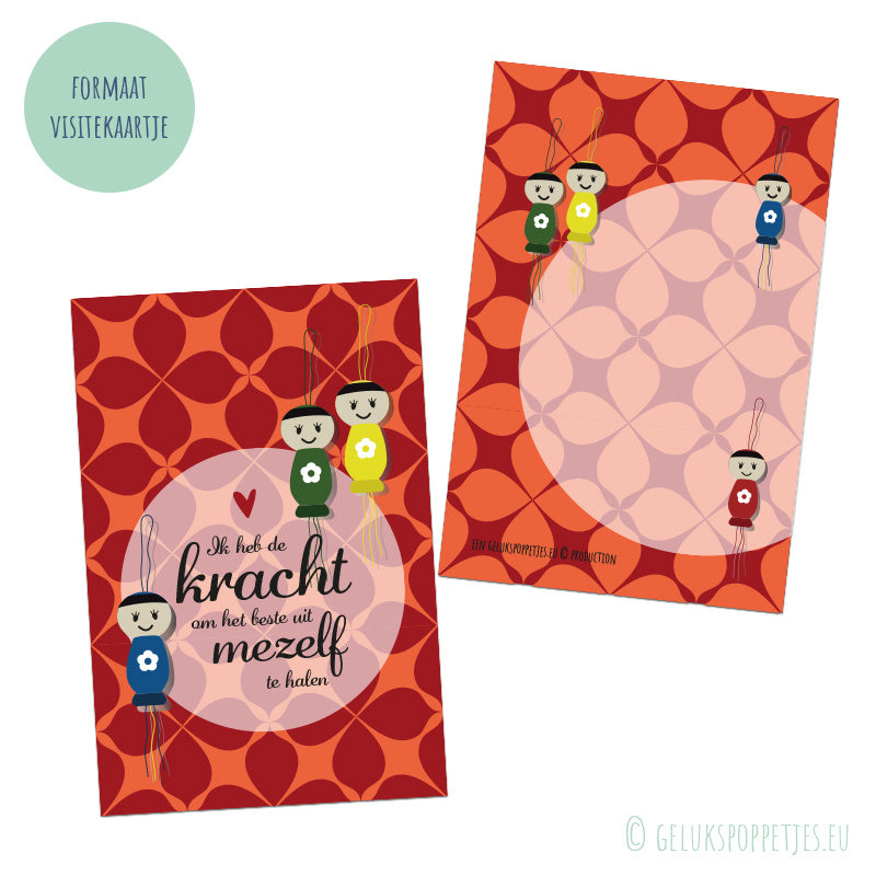 Affirmatiekaartje ik heb de kracht