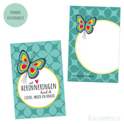 Affirmatiekaartje herinneringen