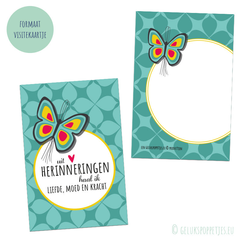 Affirmatiekaartje herinneringen