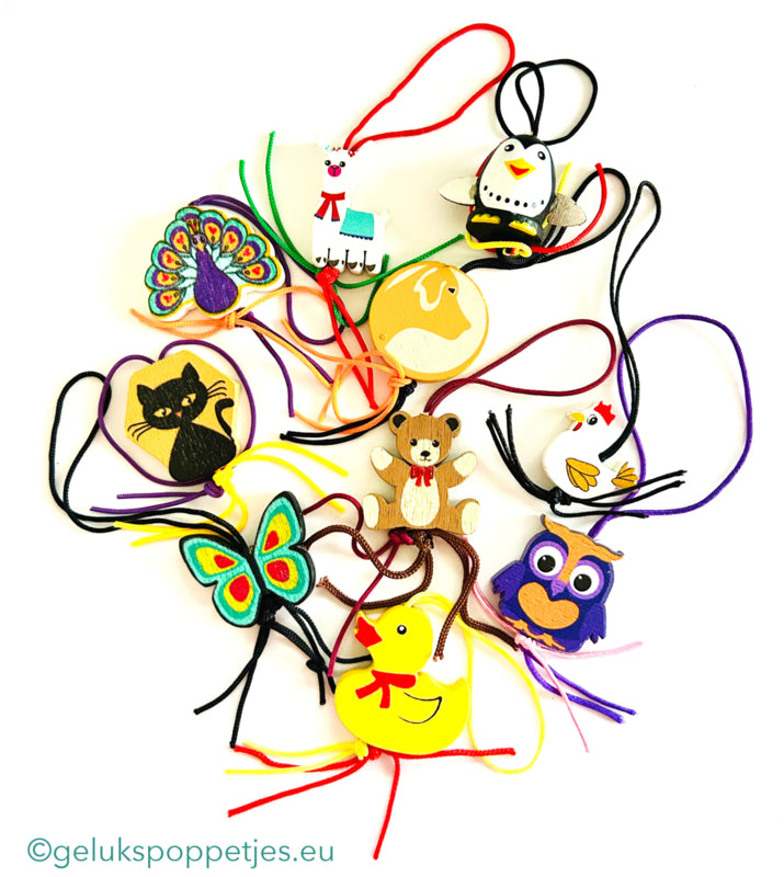 Gelukspoppetjes mix dieren