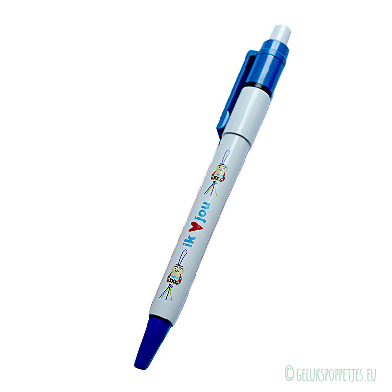 Gelukspoppetjes pen ik hou van jou
