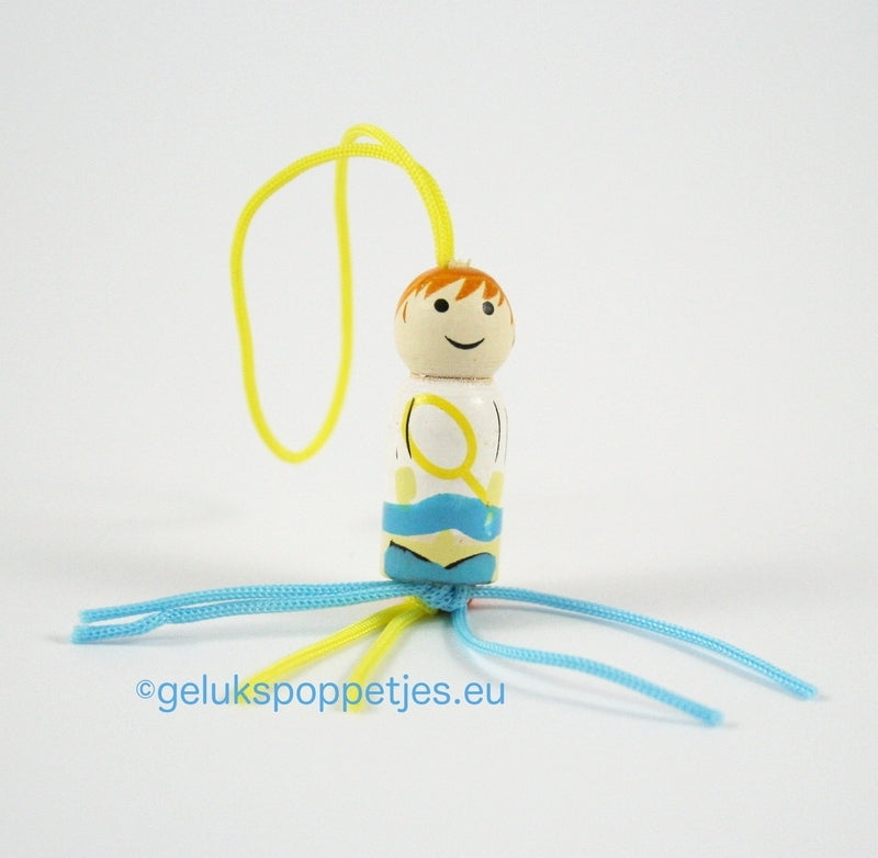 Gelukspoppetje tennisser