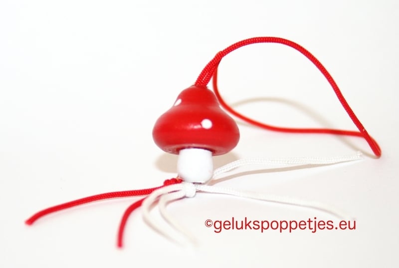 Gelukspoppetje paddestoel