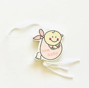 Gelukspoppetje baby meisje in doek